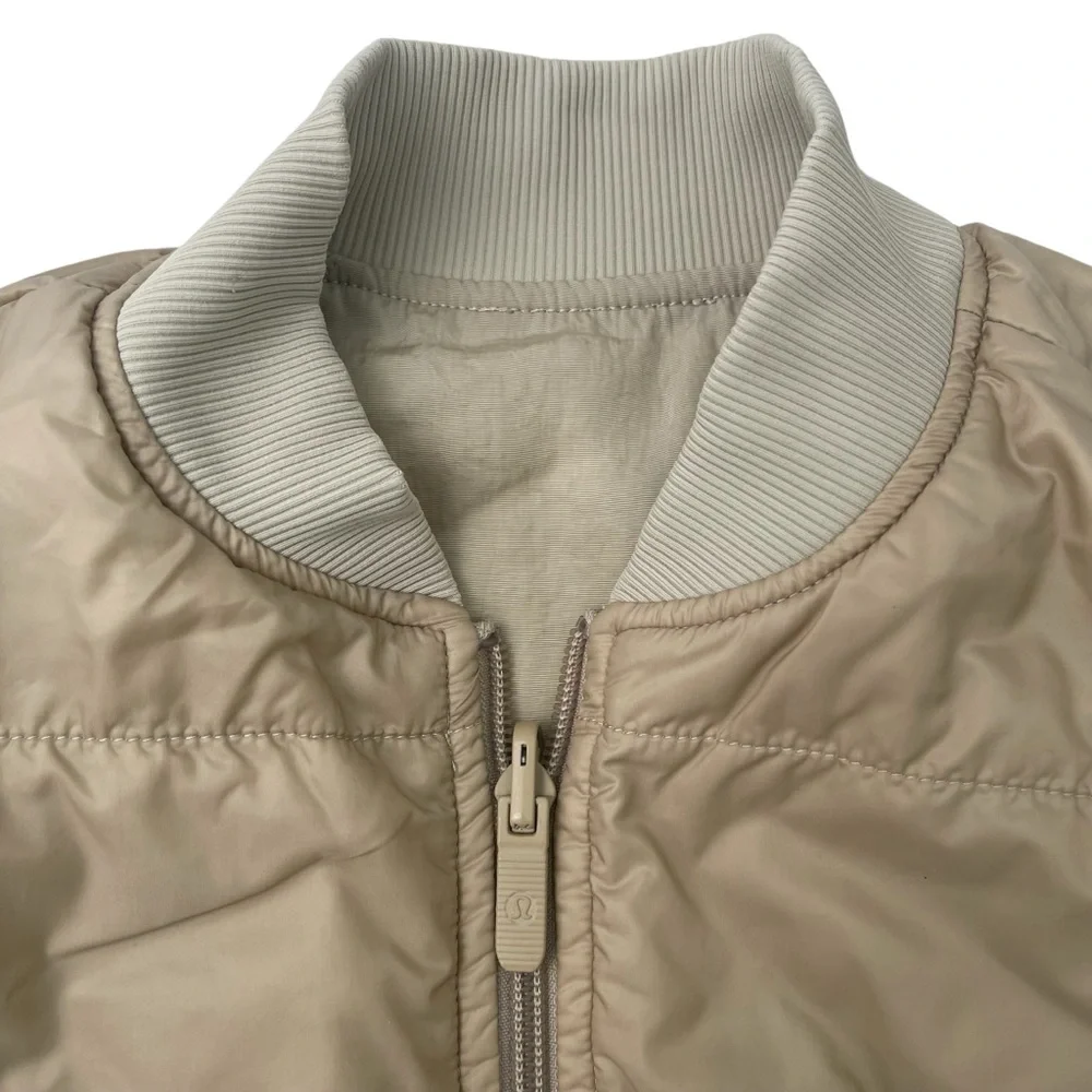 Lululemon Non-Stop Bomber Jacket Size 2 Reversible - Picture 2 of 13